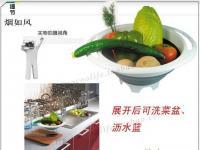 硅胶折叠漏碗 让日常收纳与高效滤水完美兼得
